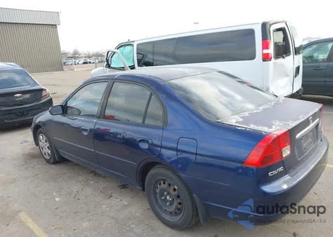 2003 Honda Civic Ex из США, поврежденный, VIN 2HGES26773H621754